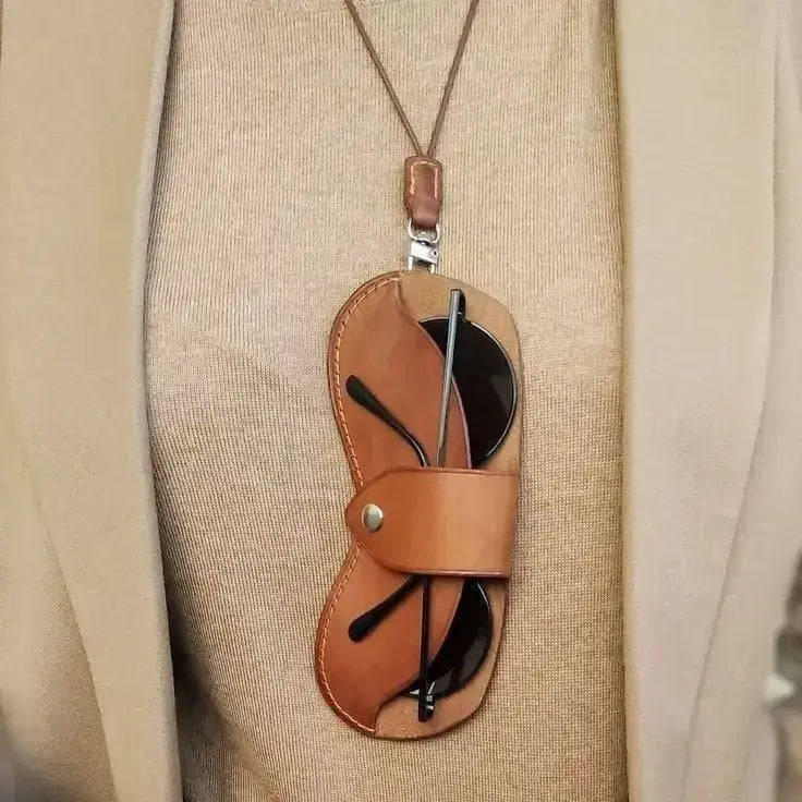 Premium Leather Sunglass Case – Stylish & Durable Eyewear Protection LSC 03