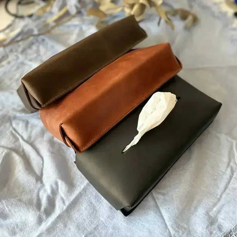 Leather Tissue Paper Box LTH 02