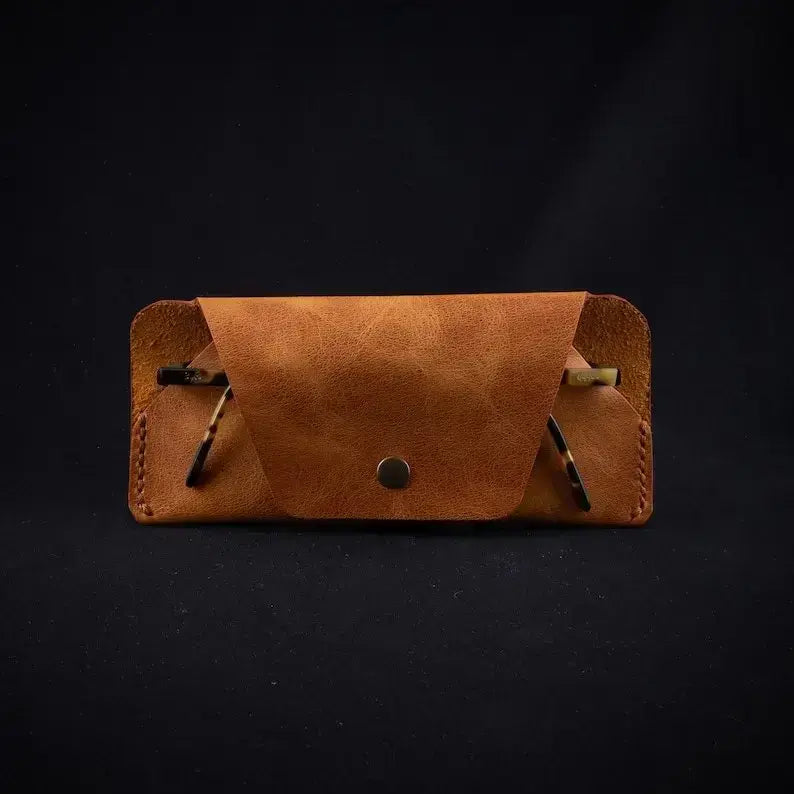 Premium Leather Sunglass Case – Stylish & Durable Eyewear Protection LSC 01