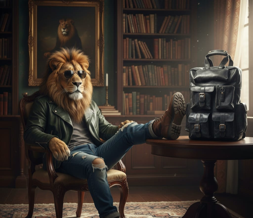 Rustique Luxe Vintage Leather Backpack – Premium Travel & Everyday Bag LBP 03