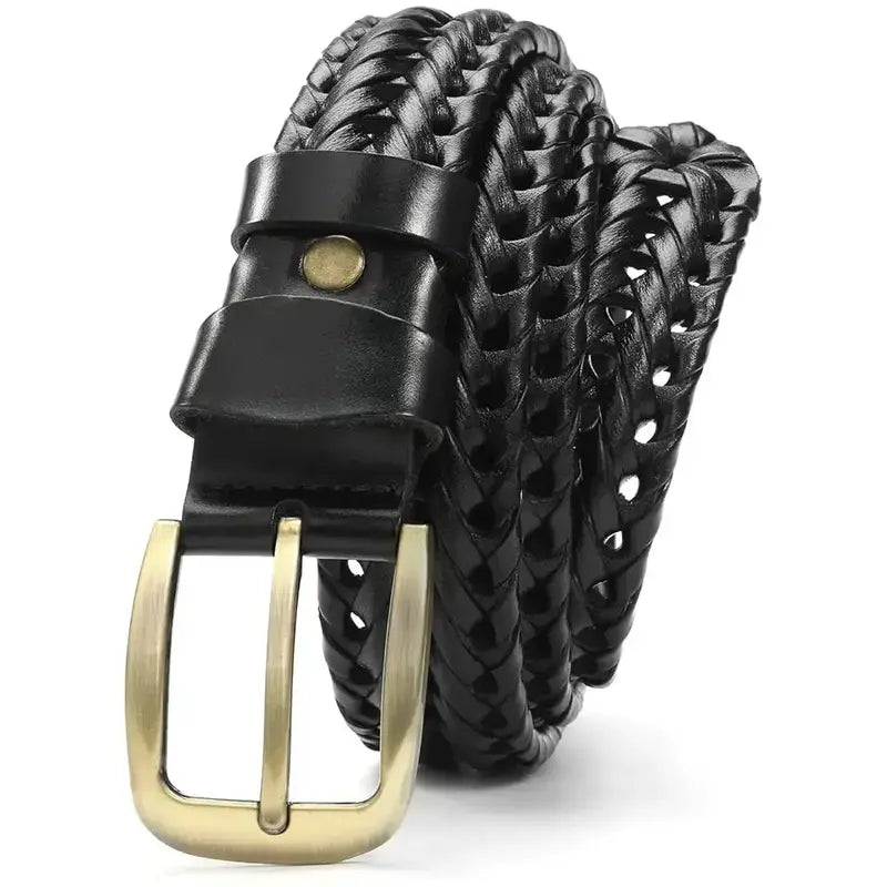 Leather Braided Belt LBB 01