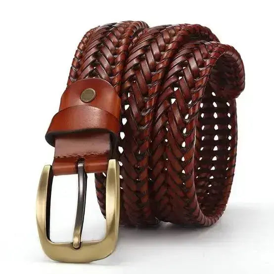 Leather Braided Belt LBB 01
