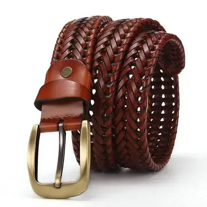 Leather Braided Belt LBB 01