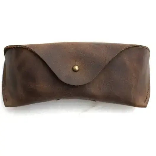 Premium Leather Sunglass Case – Stylish & Durable Eyewear Protection  LSC 02
