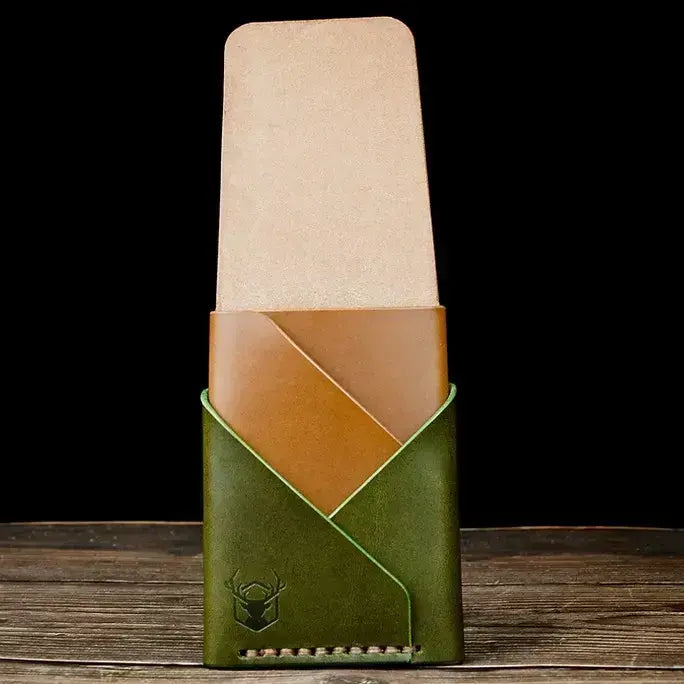 Slim Leather Card Holder – Minimalist Wallet  LCW 01
