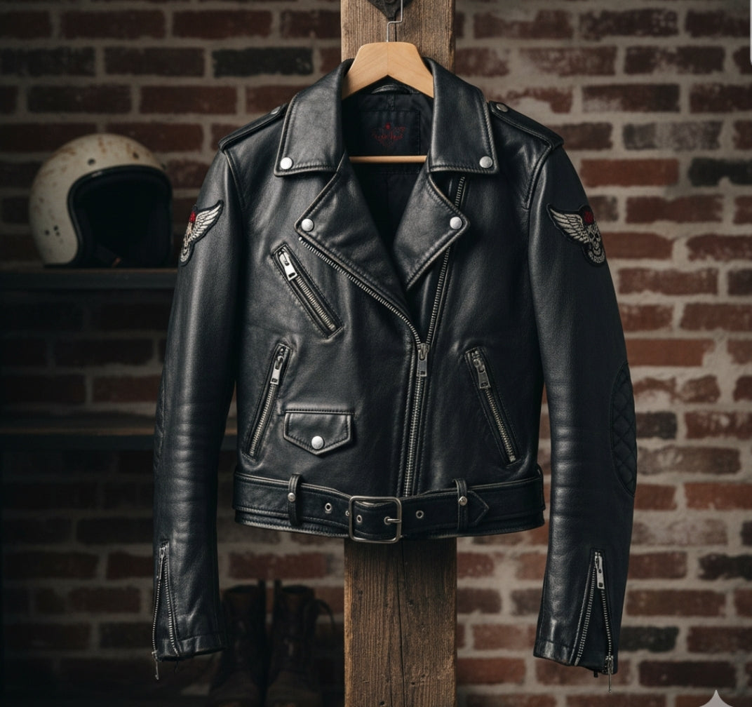 Rustique Luxe Women’s Biker Jacket – Bold. Chic. Timeless PLJ 04