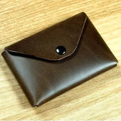 Slim Leather Card Holder – Minimalist Wallet  LCW 02