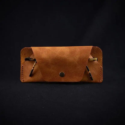 Premium Leather Sunglass Case – Stylish & Durable Eyewear Protection     LSC 01