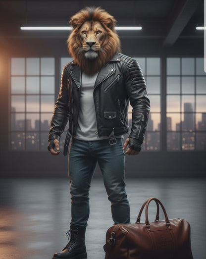 Premium Biker Leather Jacket – Rugged Style & Ultimate Comfort 01