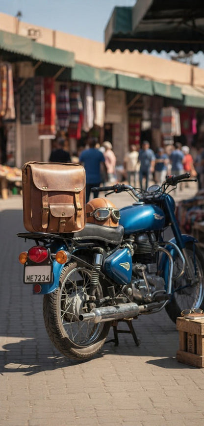 Vintage Leather Backpack – Handmade Full-Grain Leather Travel & Office Bag LBP 04