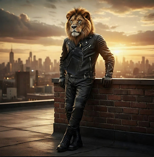 Croc Luxe Leather Chest Bag – Bold Style, Crocodile Finish LCB 02