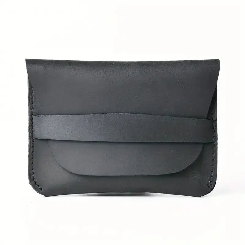 Slim Leather Card Holder – Minimalist Wallet LCW 03